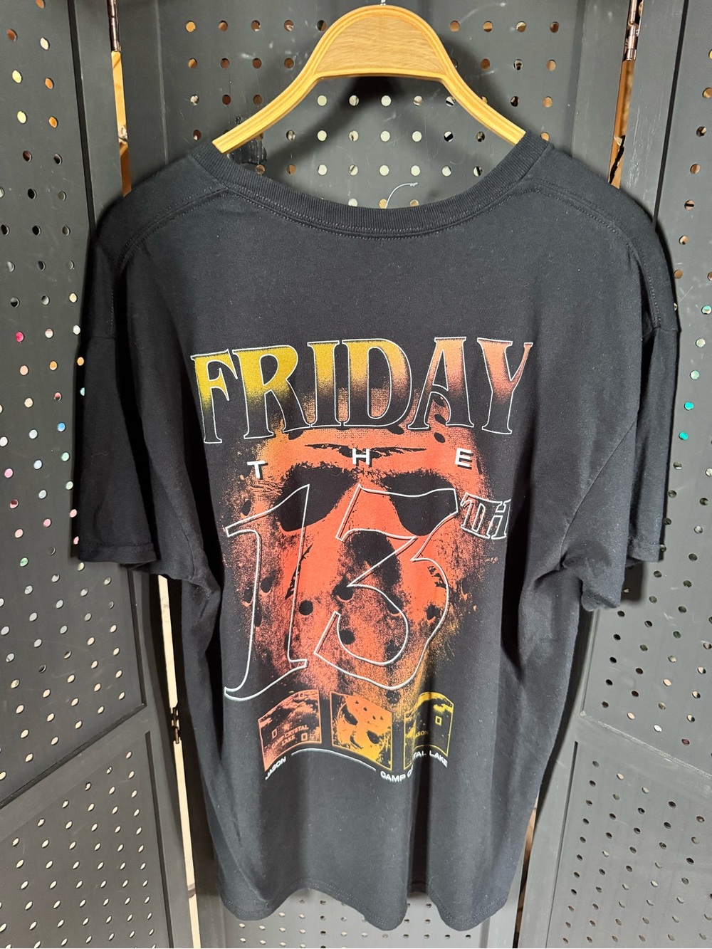 Black "Friday the 13th" Graphic Tee